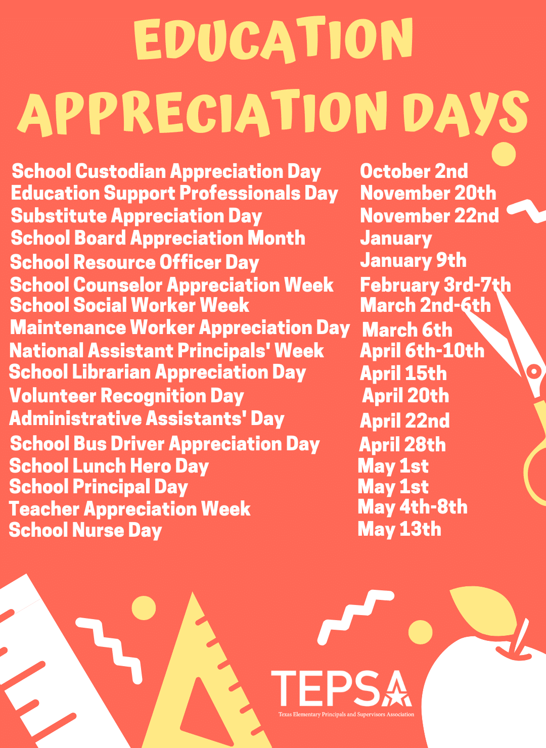 Education Appreciation Days TEPSA